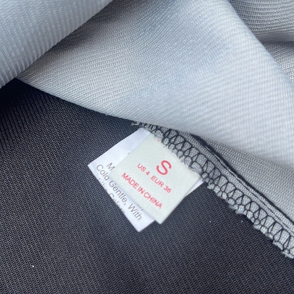 Romwe Black & Gray Pleated Mini Skirt - Picture 5 of 7